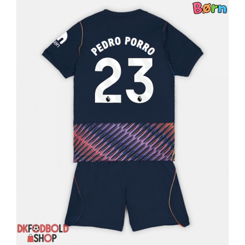 Tottenham Hotspur Pedro Porro #23 Udebanesæt Børn 2026-27 Kort ærmer (+ korte bukser)